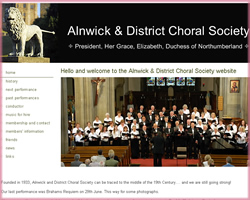 Alnwick & District Choral Society Alnwick & District Choral Society